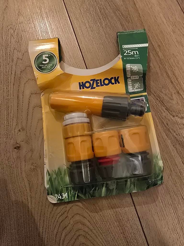 Nieuwe Hozelock tuinslangkoppeling set, Tuin en Terras, Ophalen of Verzenden, Nieuw, Tuinslang