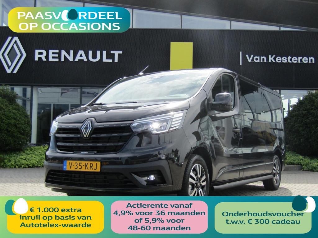 RENAULT Trafic Dubbel Cabine 2.0 dCi EDC 170pk L2H1 5pers. A, Stof, Renault, Zwart, Bedrijf
