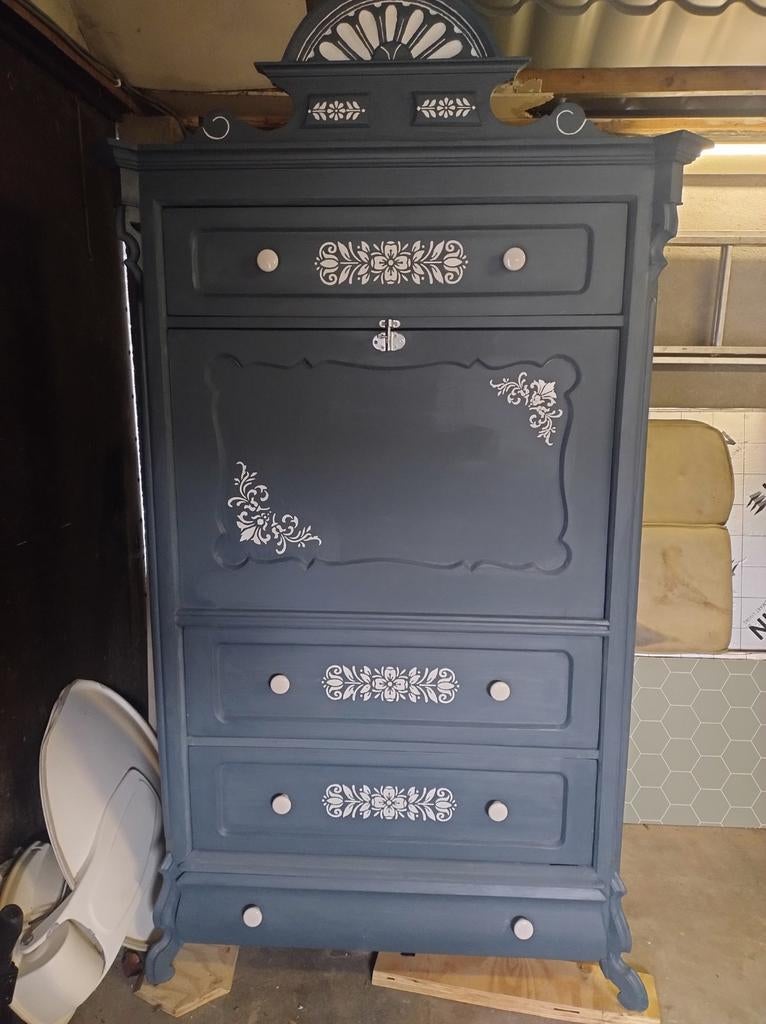 Secretaire, kast, knutselkast, dressoir, bureau, boerenkast, Huis en Inrichting, Ophalen, Gebruikt, 25 tot 50 cm, Minder dan 100 cm