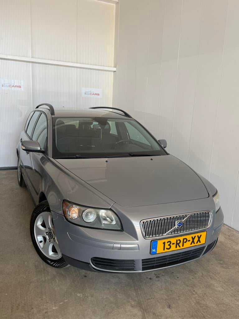 Volvo V50 1.6 D | Cruise control | Trekhaak | 2005 Grijs, Auto's, Volvo, Voorwielaandrijving, 4 cilinders, 700 kg, Origineel Nederlands