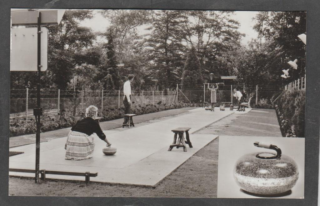 amersfoort  rollcurling  bij het berghotel, Verzenden, 1960 tot 1980, Ongelopen, Utrecht