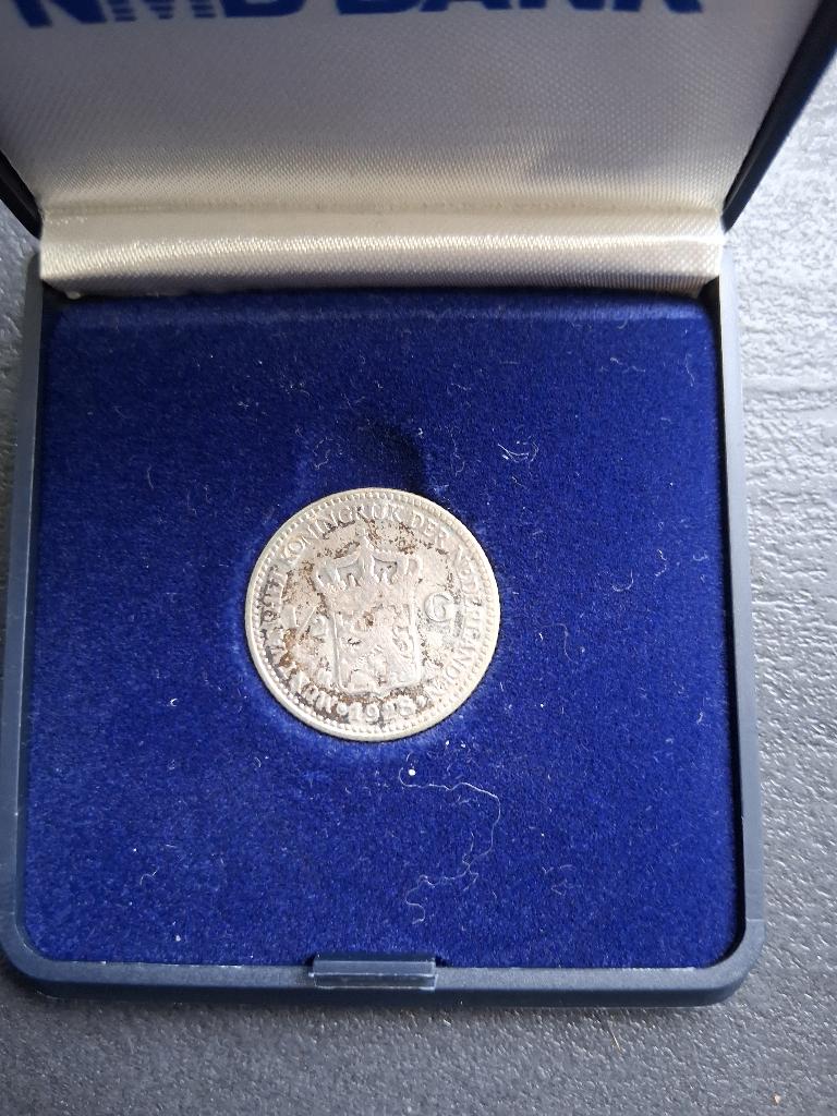 halve gulden wilhelmina 1928, Postzegels en Munten, Munten | Nederland, Ophalen, ½ gulden, Zilver, Koningin Wilhelmina