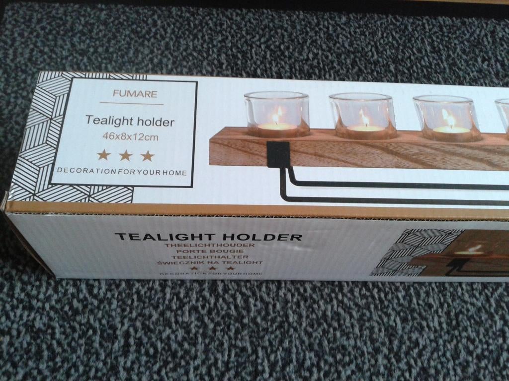 Theelichthouder, Ophalen of Verzenden, Nieuw, Overige materialen, Minder dan 25 cm