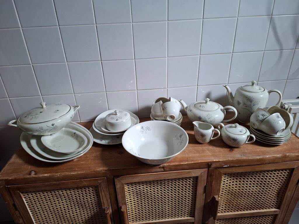 40-delig servies uit de jaren 50, Antiek en Kunst, Antiek | Servies compleet, Ophalen