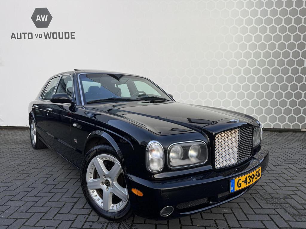 Bentley Arnage 6.8 V8 T Schuifdak Zwart Leer, Auto's, Bentley, Achterwielaandrijving, 6761 cc, 4 stoelen, Zwart