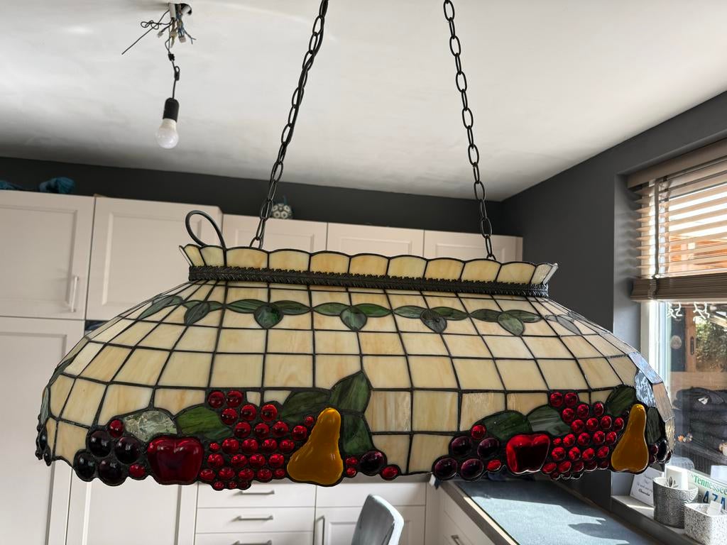 Tiffany hanglamp met fruit, Ophalen