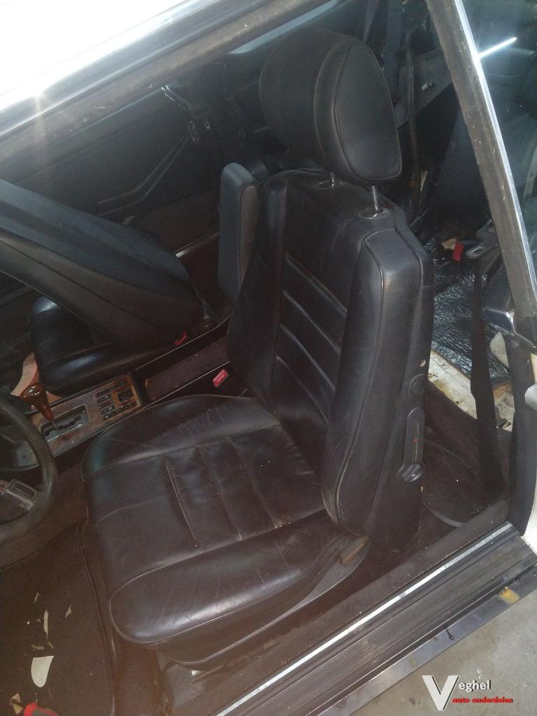 Mercedes w126 sec zwart leren bekleding, Auto-onderdelen, Interieur en Bekleding, Ophalen, Gebruikt, -, -