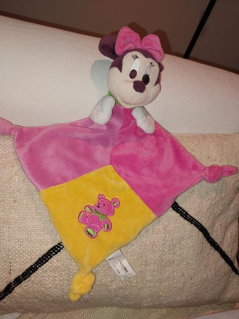 Disneyland paris minnie mouse knuffeldoekje, Ophalen of Verzenden, Gebruikt, Overige typen