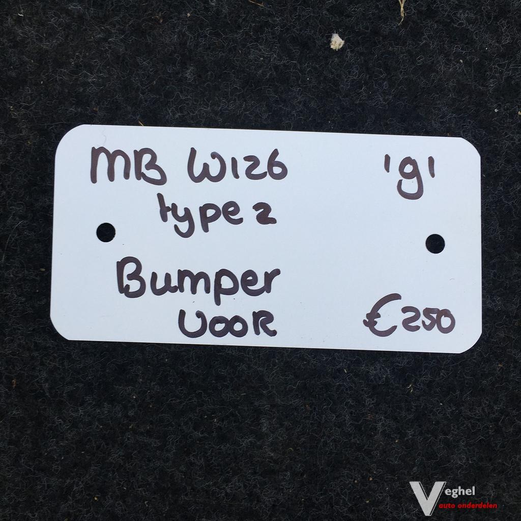 Mercedes W126 1991 Voorbumper Type 2, Auto-onderdelen, Ophalen, Gebruikt, -, Voor