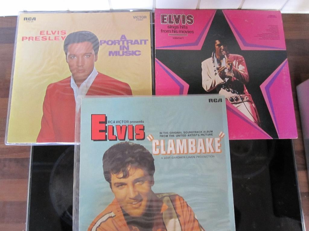 50 x LP + Single incl. Roadstar platenspeler, Cd's en Dvd's, Vinyl | Pop, Ophalen, 1960 tot 1980, Gebruikt, 12 inch