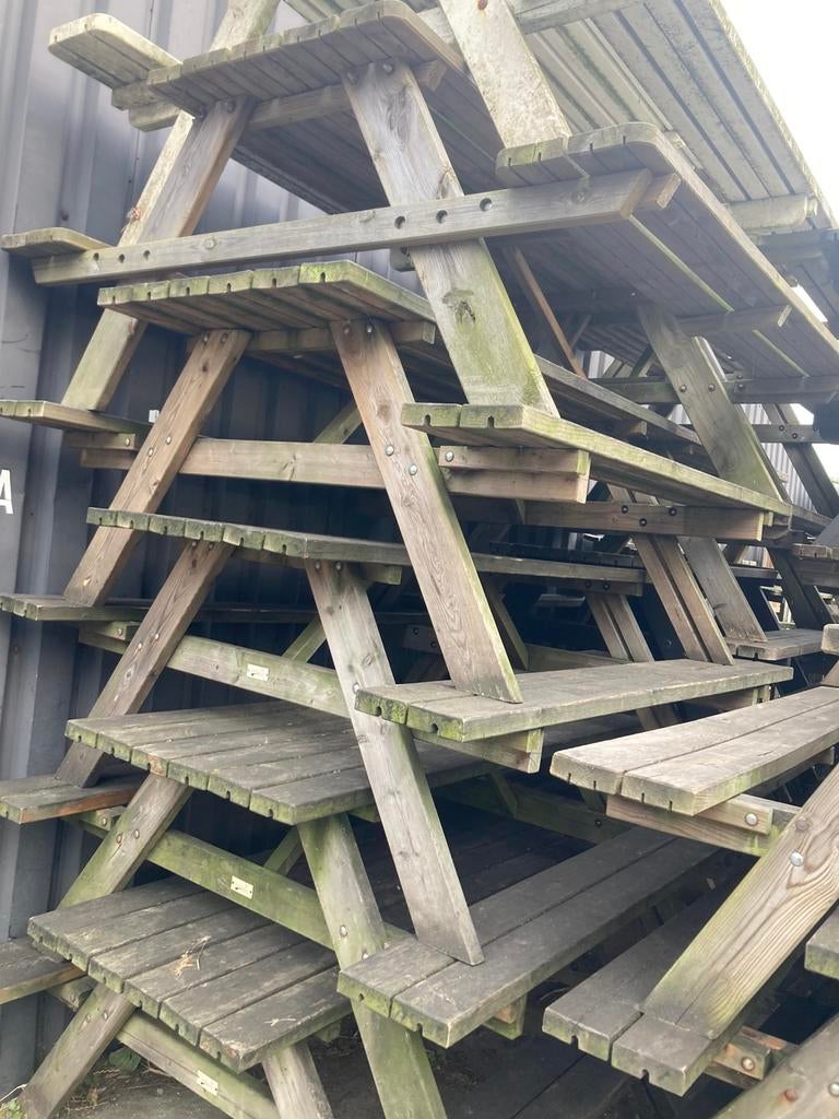 grote partij Picknicktafels van 1,50 tot 3 meter lang, Ophalen, Zo goed als nieuw, Rechthoekig, Kinderpicknicktafel