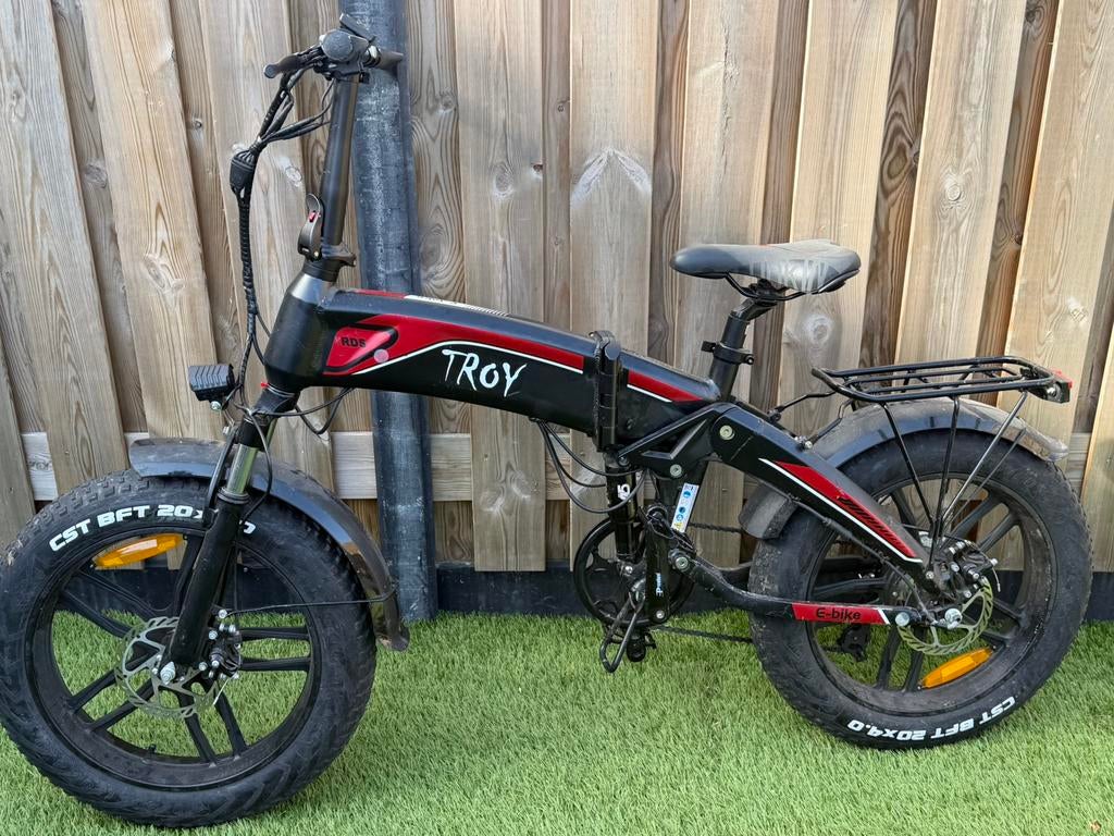 E bike vouwfiets troy, Fietsen en Brommers, Fietsen | Vouwfietsen, Ophalen of Verzenden, Zo goed als nieuw, 20 inch of meer