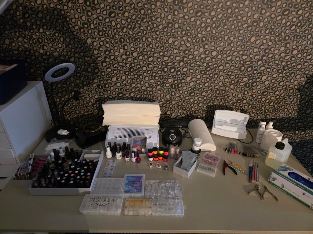 Nail art, Ophalen, Gebruikt