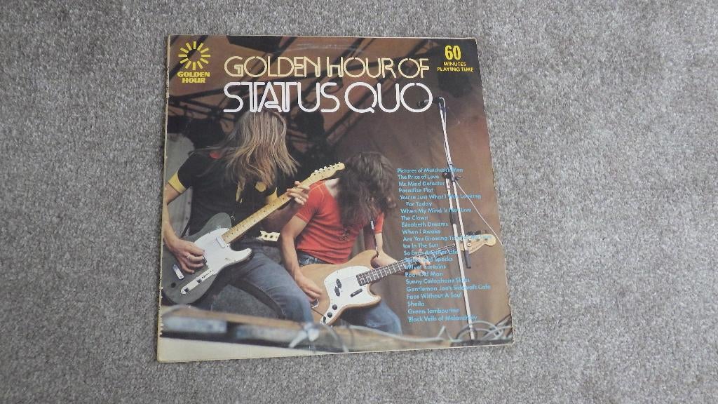 mooie LP golden hour of Status Quo, Ophalen of Verzenden, Gebruikt, 12 inch, Poprock