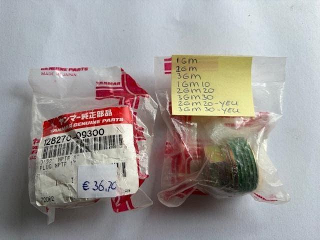 Yanmar zinkanode PLUG, NPTF1 nr : 128270-09300, Ophalen of Verzenden, Nieuw, Motor en Techniek