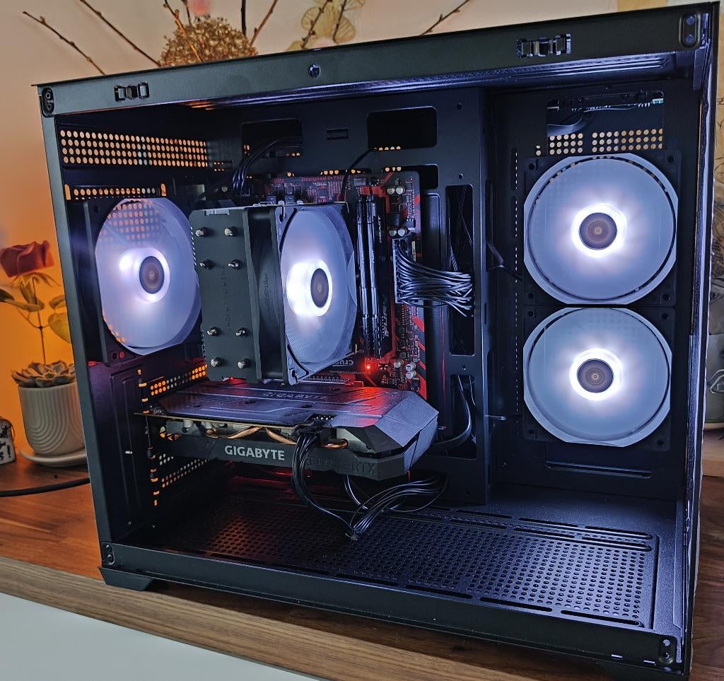 RGB Gaming PC Ryzen 5-2600X RTX2060, Ophalen, Refurbished, Gaming PC, AMD Ryzen 5