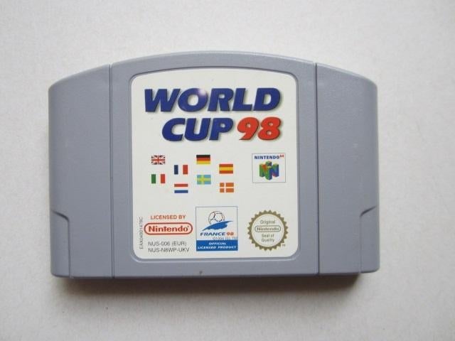 World Cup Soccer N64 Nintendo 64, Ophalen of Verzenden, Zo goed als nieuw, Sport, 3 spelers of meer