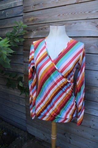 Overslagtuniek gekleurd Ato Berlin mt XL Vaste prijs, Overige kleuren, Maat 46/48 (XL) of groter, Ophalen of Verzenden, Zo goed als nieuw