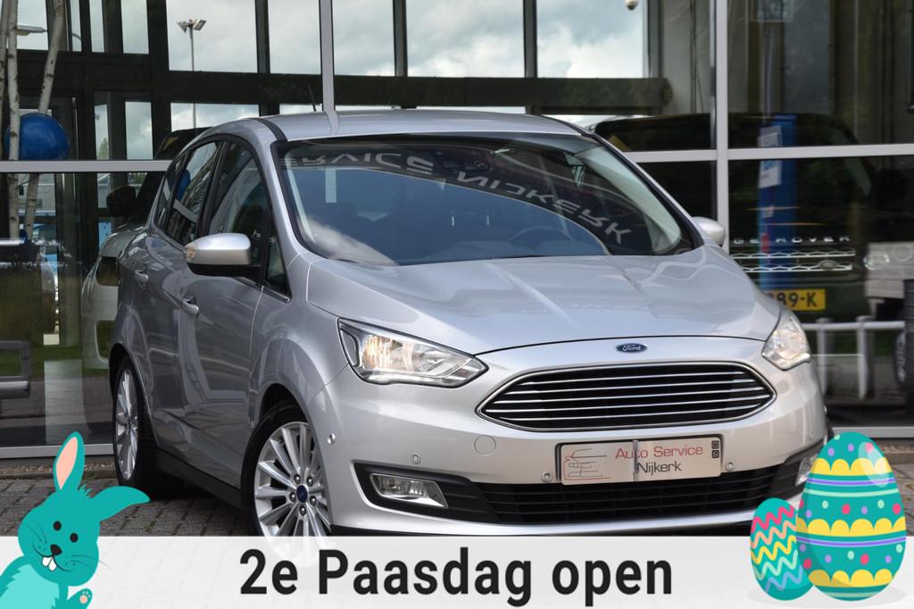 Ford C-Max 1.0 Titanium Airco Nav. Pdc Trekhaak Lm-Velgen, Voorwielaandrijving, Gebruikt, Origineel Nederlands, Handgeschakeld