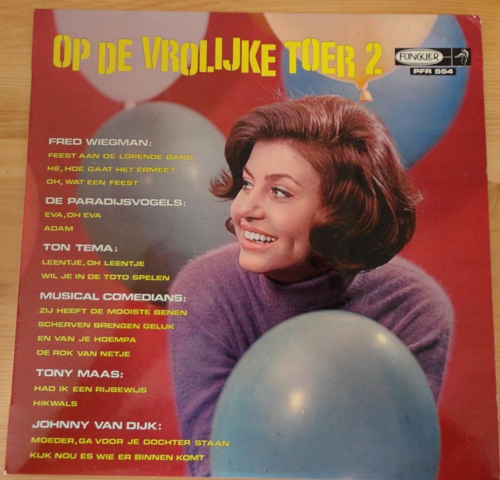 Op de vrolijke toer ( 2 ) - LP, Cd's en Dvd's, Vinyl | Nederlandstalig, Ophalen of Verzenden, Gebruikt, 12 inch, Levenslied of Smartlap