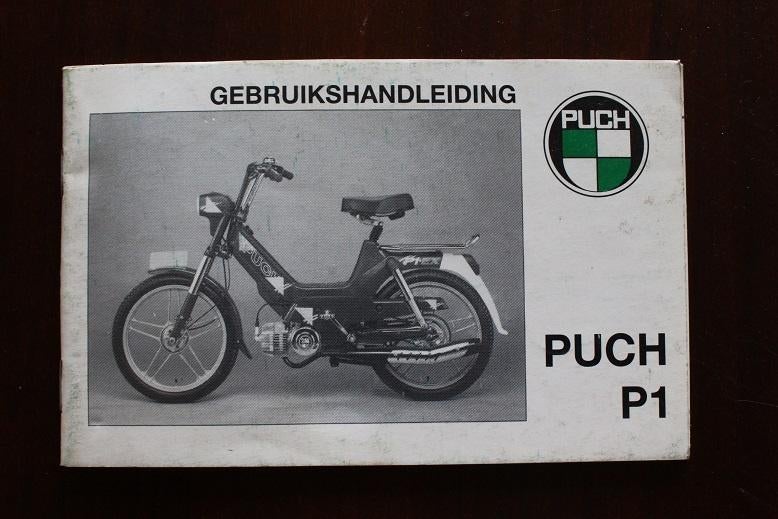 Puch P1 bromfiets gebruiks handleiding instructie boekje, Ophalen of Verzenden, Gebruikt