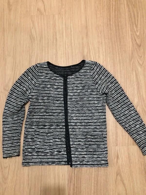 Korte jasje - blazer met bouclé look maat XS/S, Zwart, Ophalen of Verzenden, Zo goed als nieuw, Jasje