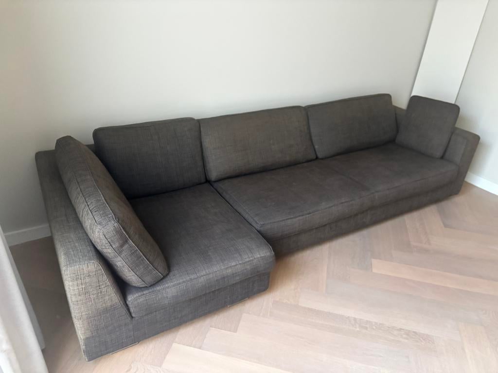 Minotti Hilton bank, Huis en Inrichting, 250 tot 300 cm, Driepersoons, 75 tot 100 cm, Ophalen of Verzenden