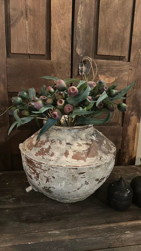 Unieke oude stenen waterkruik uit India, Ophalen