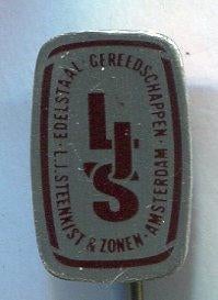 L.J.Steenkist & Zonen Amsterdam blik speldje ( H_216 ), Verzamelen, Speldjes, Pins en Buttons, Verzenden, Nieuw, Merk, Speldje of Pin