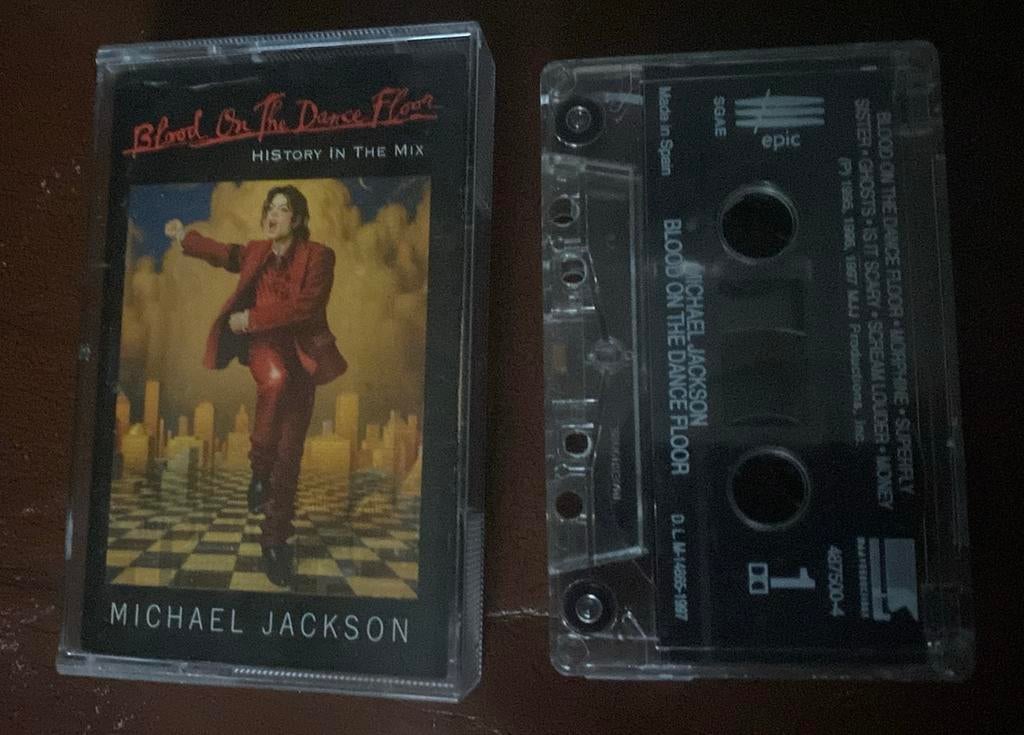 Michael Jackson Cassette blood on the dance floor, Ophalen of Verzenden, Zo goed als nieuw, 1 bandje