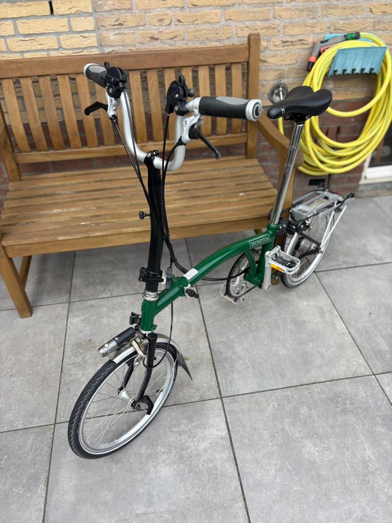 Te koop Brompton vouwfiets, Ophalen, 16 tot 18 inch, Brompton, Versnellingen