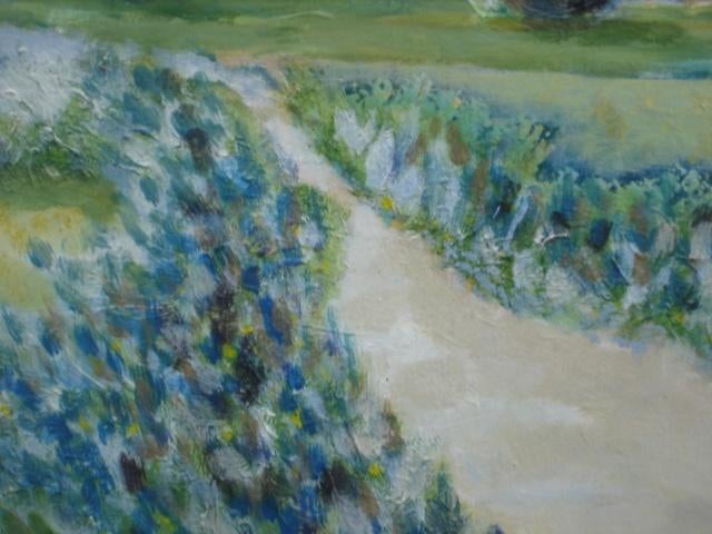 Landschap schilderij TEXEL Wouter Weerman, Antiek en Kunst, Ophalen