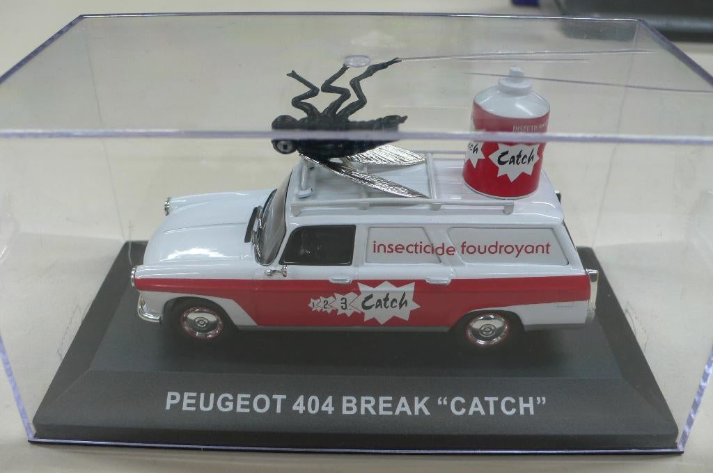 peugeot 404 break CATCH -caravan TOUR DE FRANCE- 1/43!!!!!!!, Verzenden, Nieuw, Auto, Overige merken