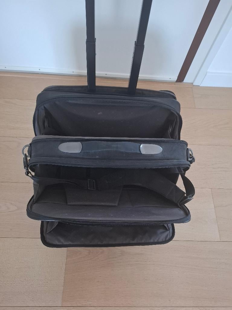 Mooie Samsonite Laptop-trolly op wielen, Ophalen, 17 inch of meer, Gebruikt, Trolleytas