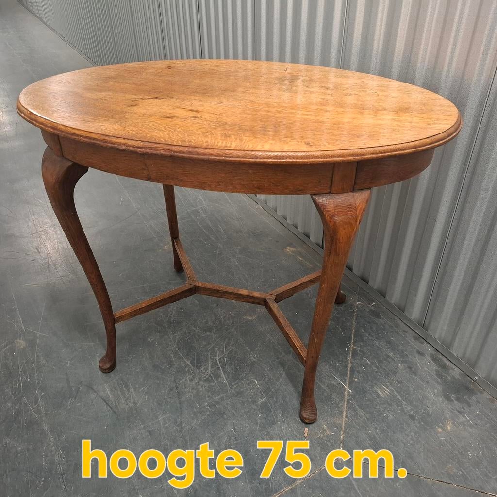 Antiek brocant Massief houten tafel / bureautje / eettafel, Antiek en Kunst, Antiek | Meubels | Tafels, Ophalen