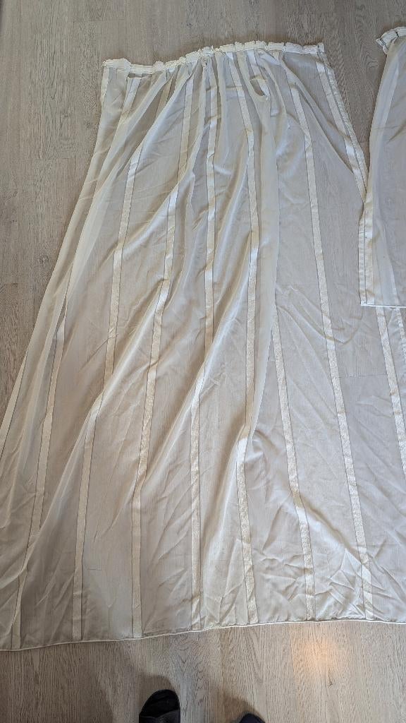 vitrage gordijn gratis, Ophalen, Gebruikt, 100 tot 150 cm, 150 tot 200 cm