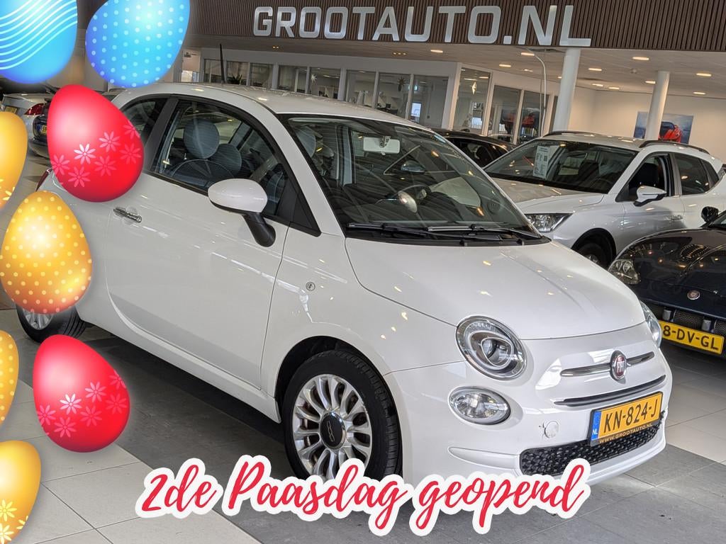Fiat 500 0.9 TwinAir Turbo Popstar Airco, Stuurbekrachtiging, Voorwielaandrijving, Stof, Gebruikt, Bedrijf