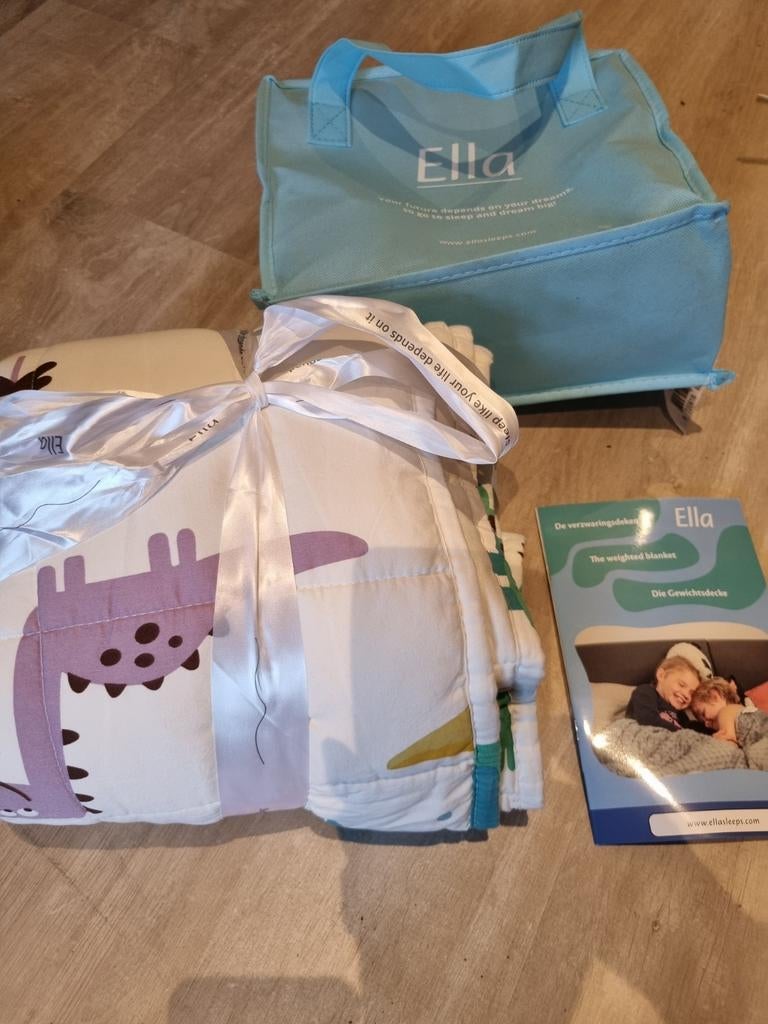 Verzwaringsdeken Ella Dino 3,2 kg, Ophalen of Verzenden, Zo goed als nieuw, 100 cm of meer, Deken