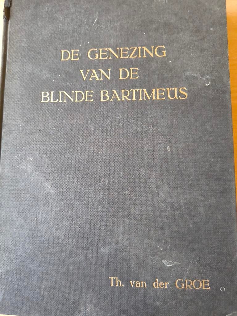 De genezing van de blinde Bartimeus. Th van der Groe, Ophalen of Verzenden, Gelezen, Th van der Groe, Christendom | Protestants