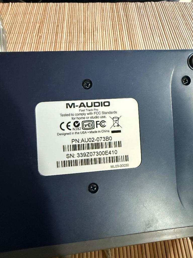 M audio fast track pro, Ophalen of Verzenden, Gebruikt