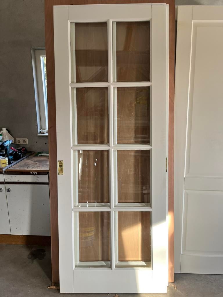 Linker en rechter schuifdeur, Ophalen, 80 tot 100 cm, 215 cm of meer, Binnendeur