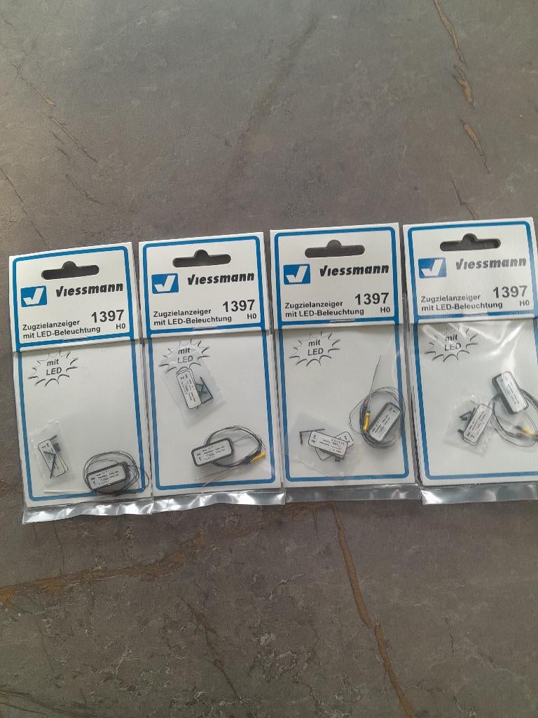 Viessmann 1397 nieuw in ovp (4x), Overige merken, Gelijkstroom, Overige typen, Nieuw