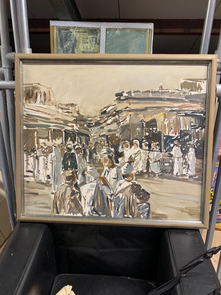 Schilderij w.h bruinsma kasbah, Ophalen of Verzenden