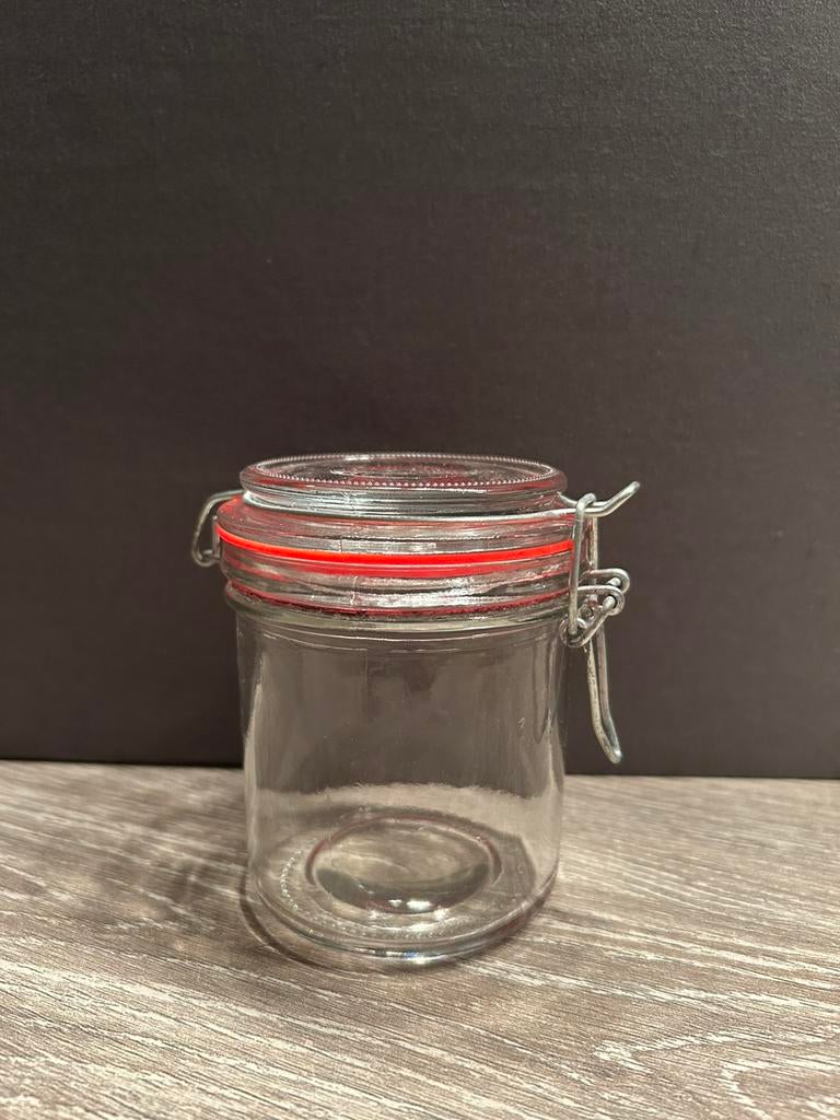 Kleine weckpot / 10x7,5 cm, Ophalen of Verzenden, Zo goed als nieuw