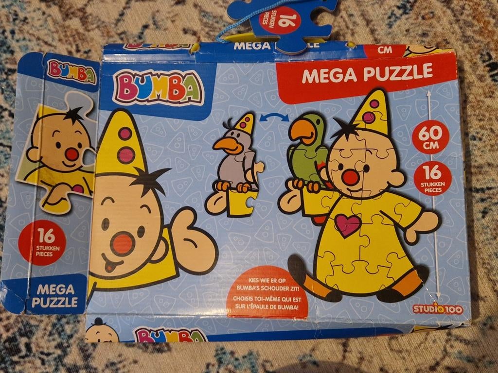 Grote Bumba puzzel 16 stukjes, Ophalen of Verzenden, 10 tot 50 stukjes, Zo goed als nieuw