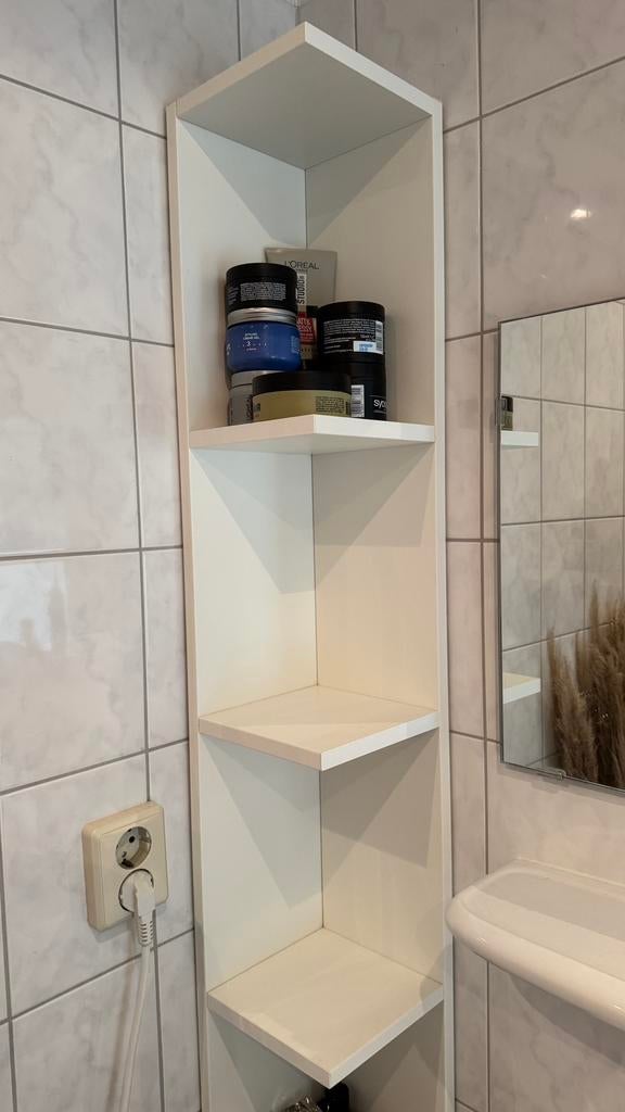 Hoekkast badkamer Lillangen, Ophalen, (Half)hoge kast, 50 tot 100 cm, Zo goed als nieuw