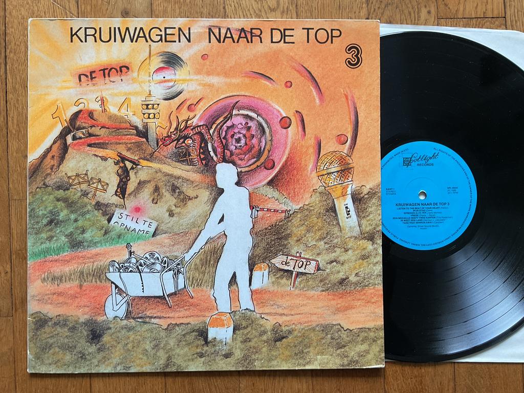 KRUIWAGEN NAAR DE TOP 3, Ophalen of Verzenden, Gebruikt, Overige formaten, Levenslied of Smartlap