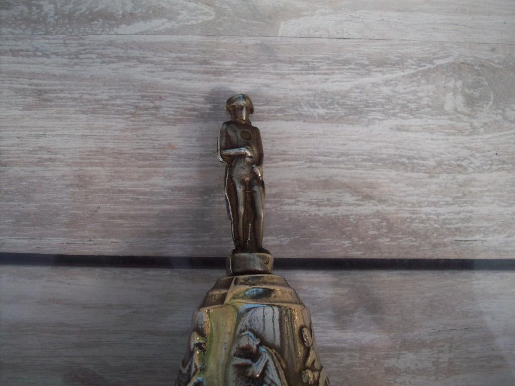 echt massieve geel koper tafel bel napolion., Antiek en Kunst, Antiek | Koper en Brons, Ophalen of Verzenden, Koper
