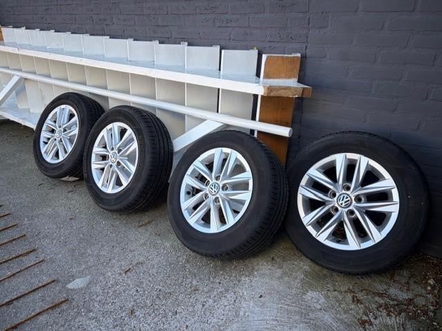 Wielenset VW Caddy origineel, Ophalen, 15 inch, Banden en Velgen, 195 mm
