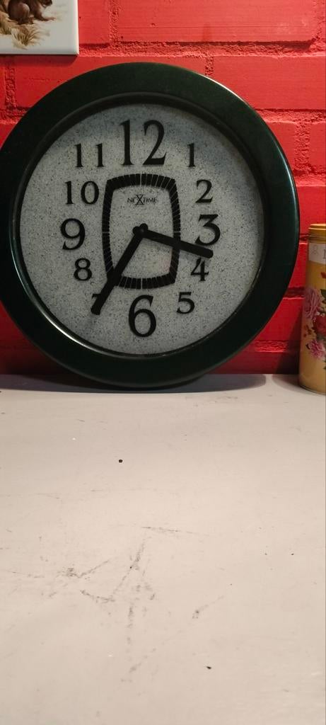 Nextime wandklok, Huis en Inrichting, Woonaccessoires | Klokken, Ophalen of Verzenden, Gebruikt, Analoog, Wandklok